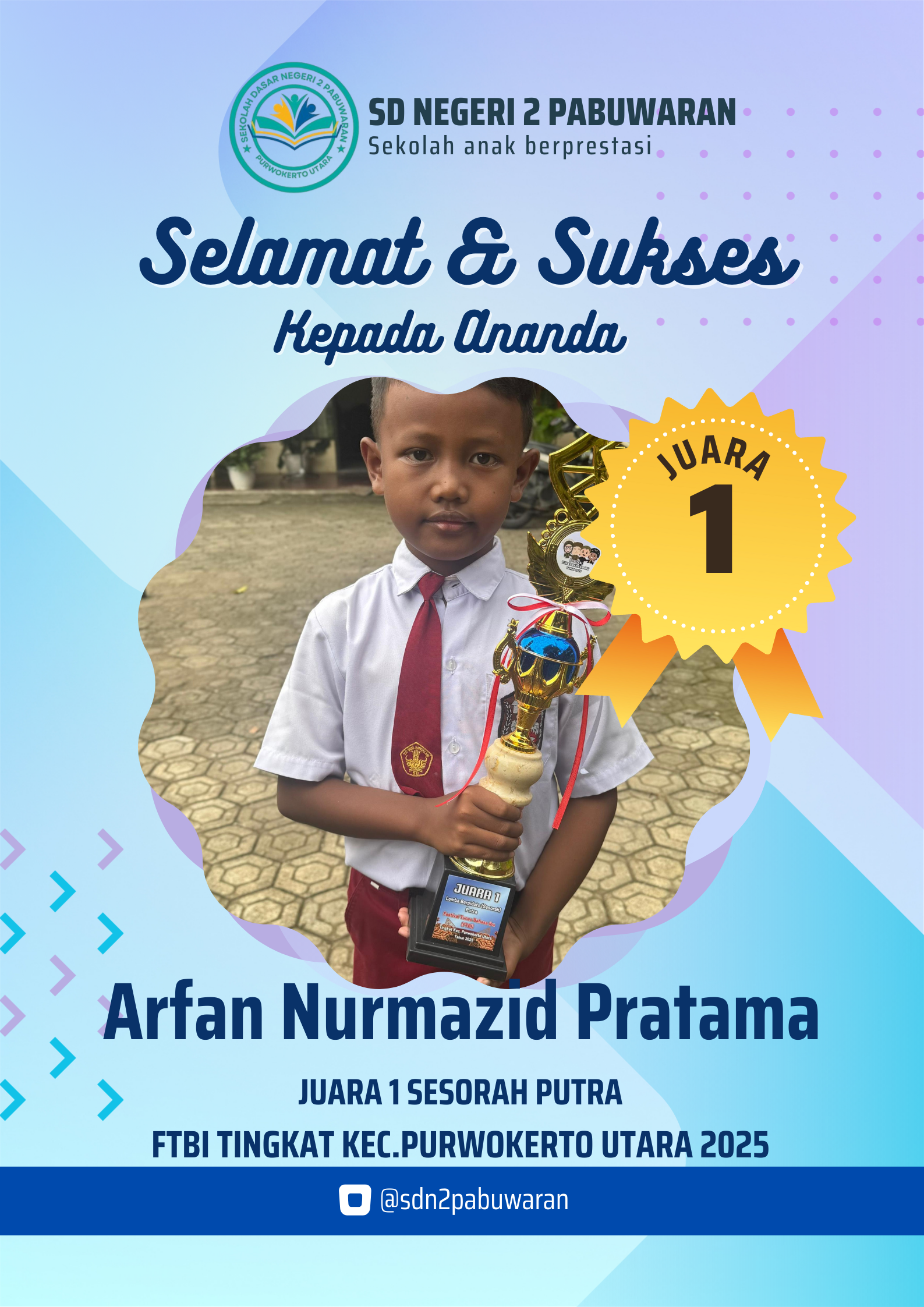 JUARA 1 SESORAH PUTRA
